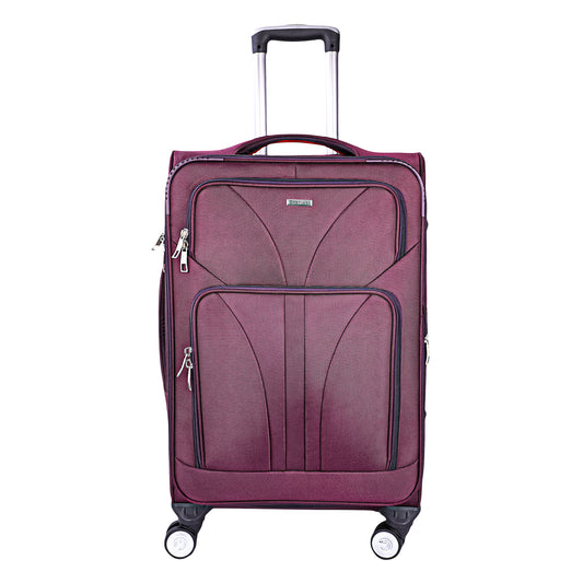 Dhariwal Expandable 4W Soft Sided Check-in Trolley Suitcase 20/24/28 inch SC-808