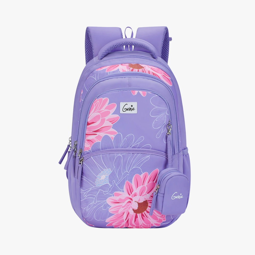 Genie Waterlily 36L School Backpack With Premium Fabric – Dhariwal Bags