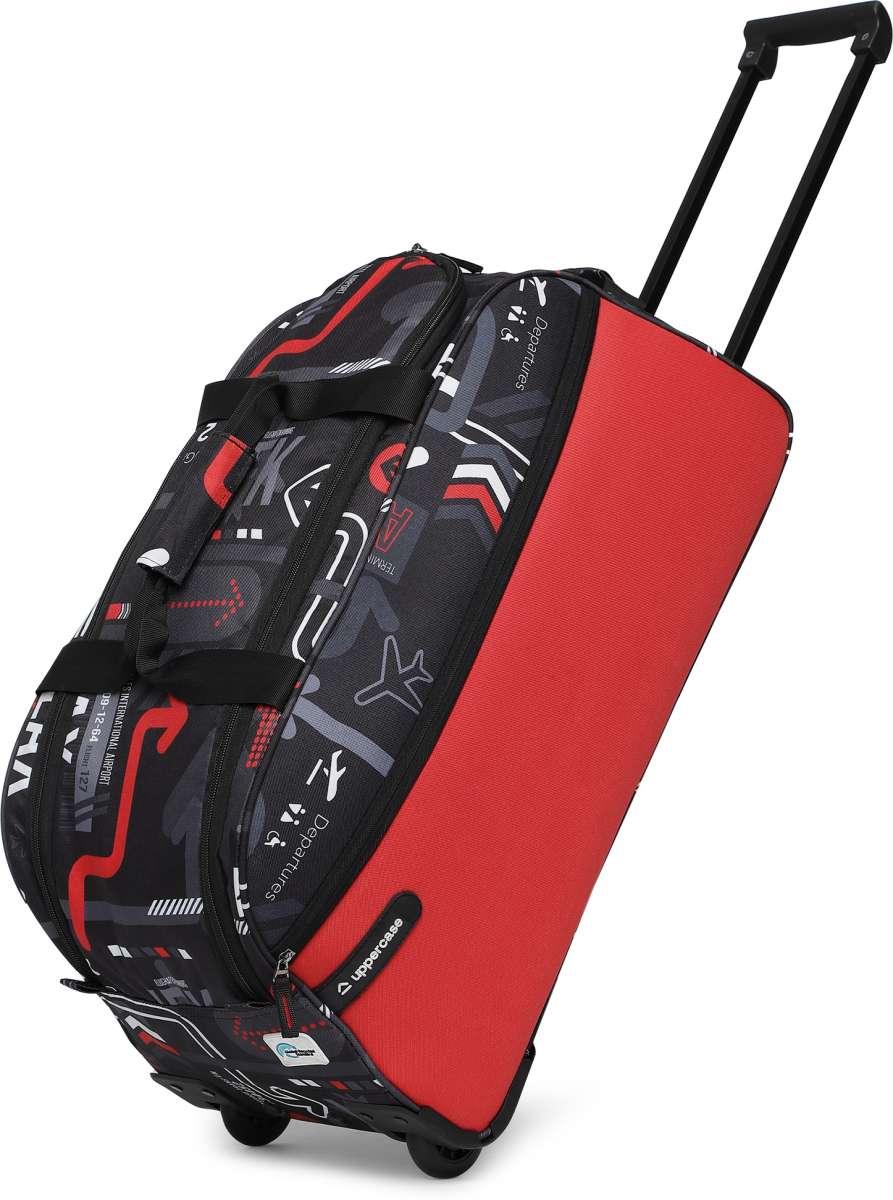 Uppercase JFK Duffle Trolley Bag Dust Resistant Spacious Main Compartment Smooth 2 Wheels Duffel