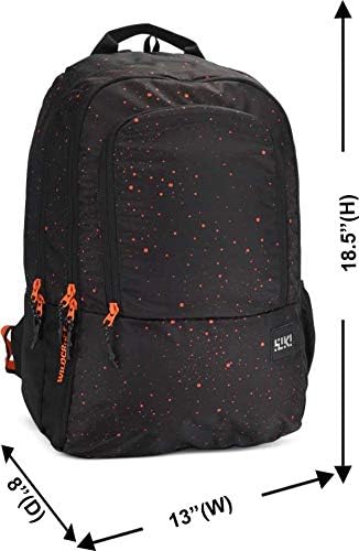 Wildcraft 31 Ltrs Black Casual Backpack (11652-Black) (Medium Size)