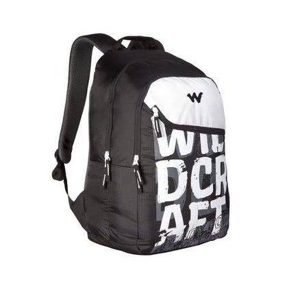 Wildcraft 35 Ltrs (19 Cms) Casual Standard Backpack(11619-Typo_Blk_Black)