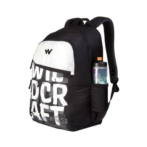 Wildcraft 35 Ltrs (19 Cms) Casual Standard Backpack(11619-Typo_Blk_Black)