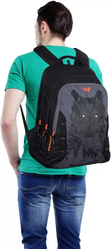 Wildcraft 44 Ltrs Casual Backpack (11629-Wolf_Black)