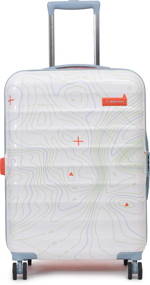 uppercase Topo Cabin n Check-in TSA Lock Hard Trolley Orange n White