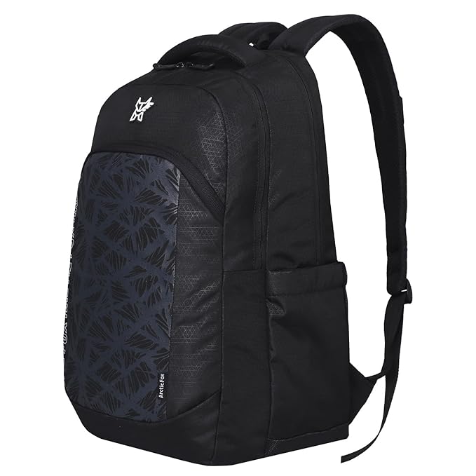 Arctic Fox Mesh Terrain Black 38 Liters, 15.6 inch Laptop Backpack for Men and Women