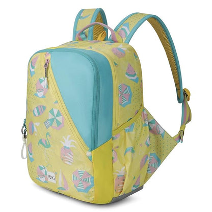 Wildcraft 21.5 Ltrs Girl Squad 1 Beach Yellow Casual Backpack (12344_Beach_Yellow)(HxWxD : 16x11x7.5)(inches)