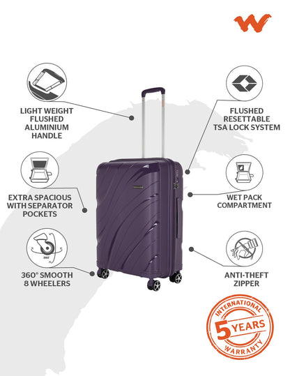 Wildcraft Agena Hard Trolley Suitcase (12430)