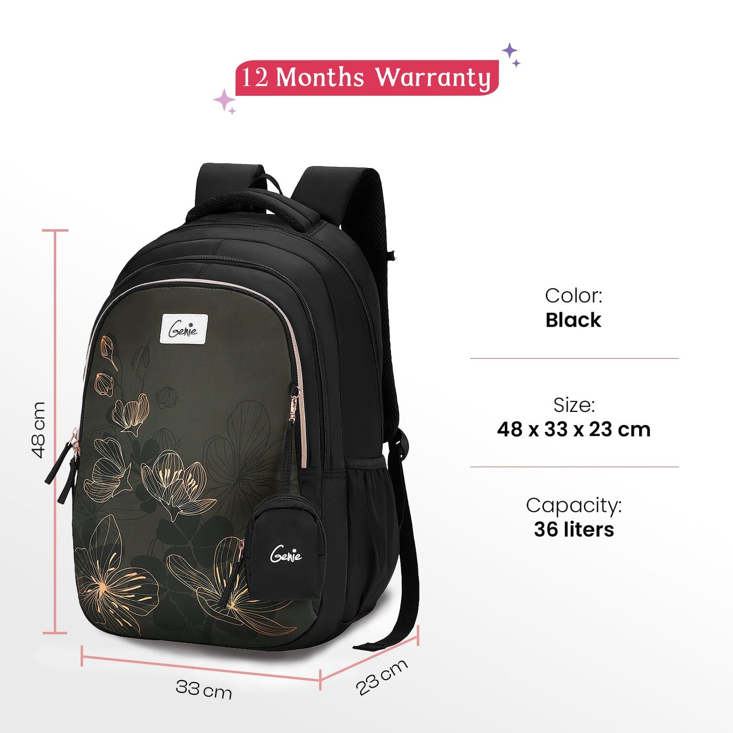 Twinkle 36L School Backpack