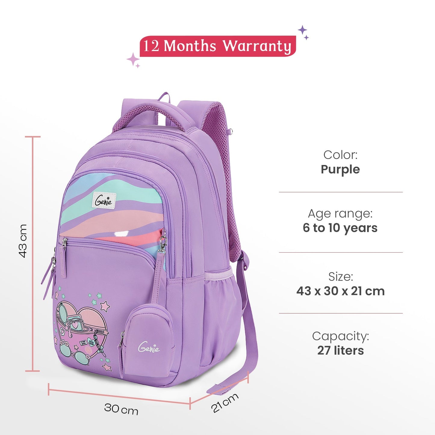 Starlight 27L School Backpack