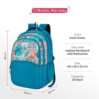 Sapphire 36L Laptop Backpack With Raincover