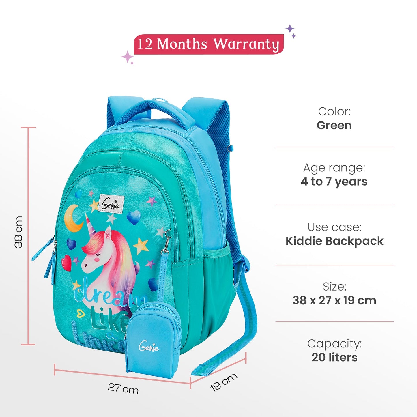 Unicorndream Small Backpack for Kids