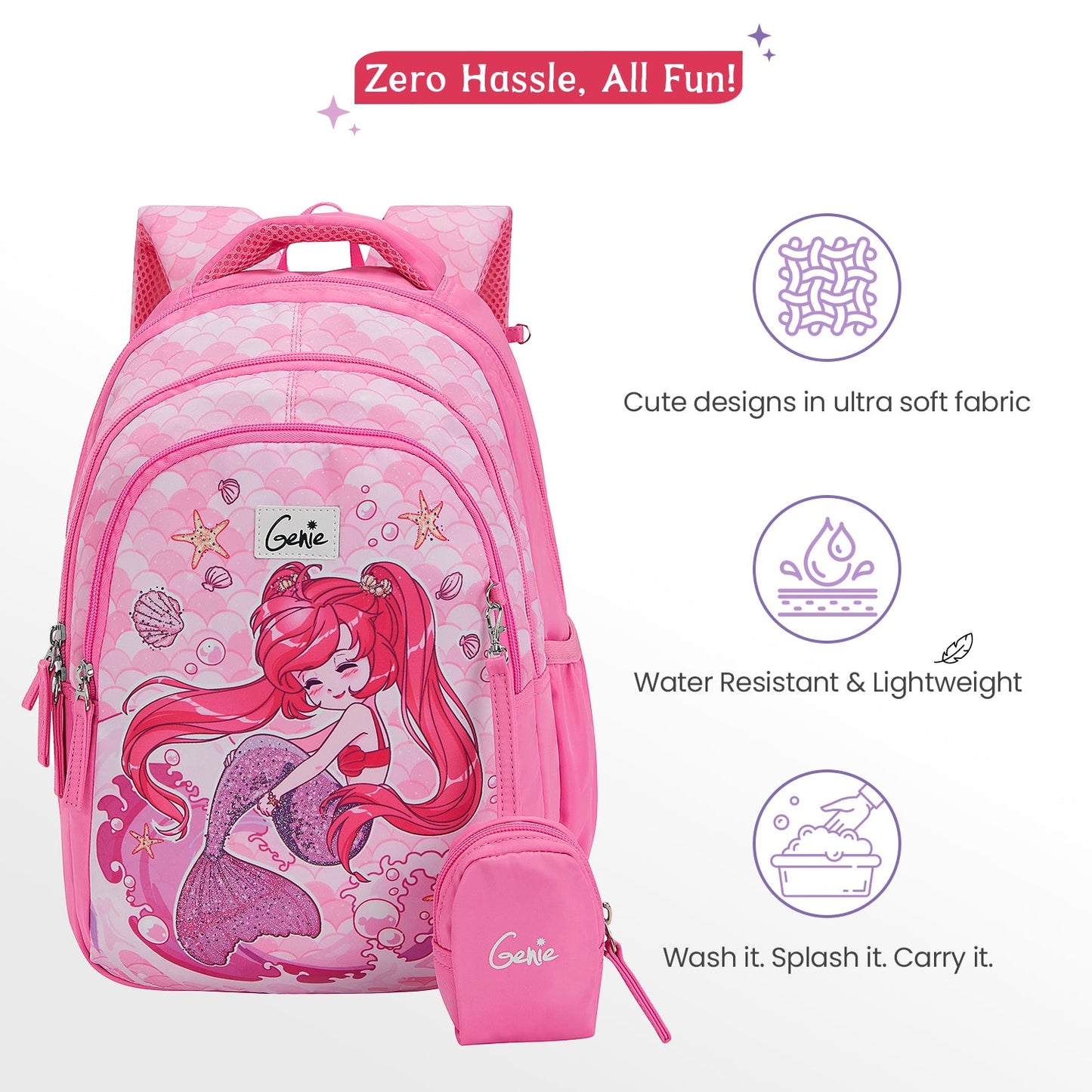 Mermaid Small Backpack for Kids