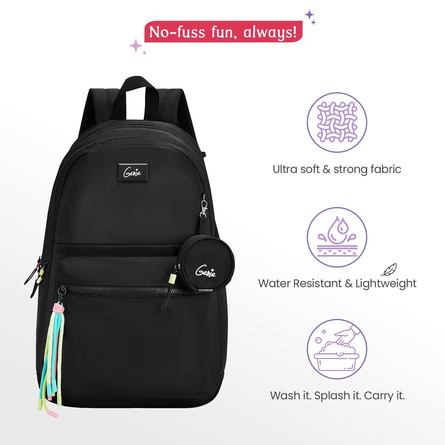 Sleek 28L Laptop Backpack With Raincover