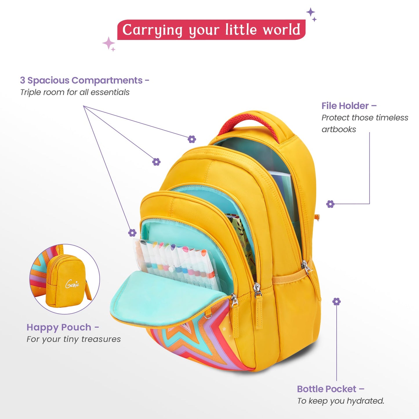 Popstar Small Backpack for Kids