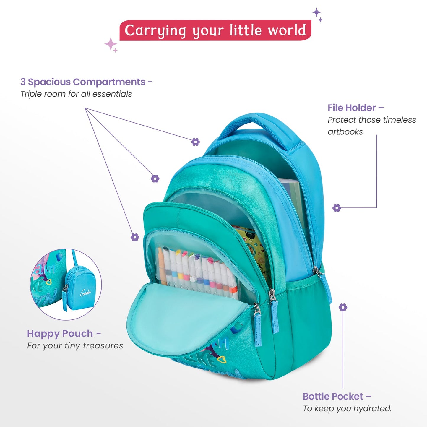 Unicorndream Small Backpack for Kids