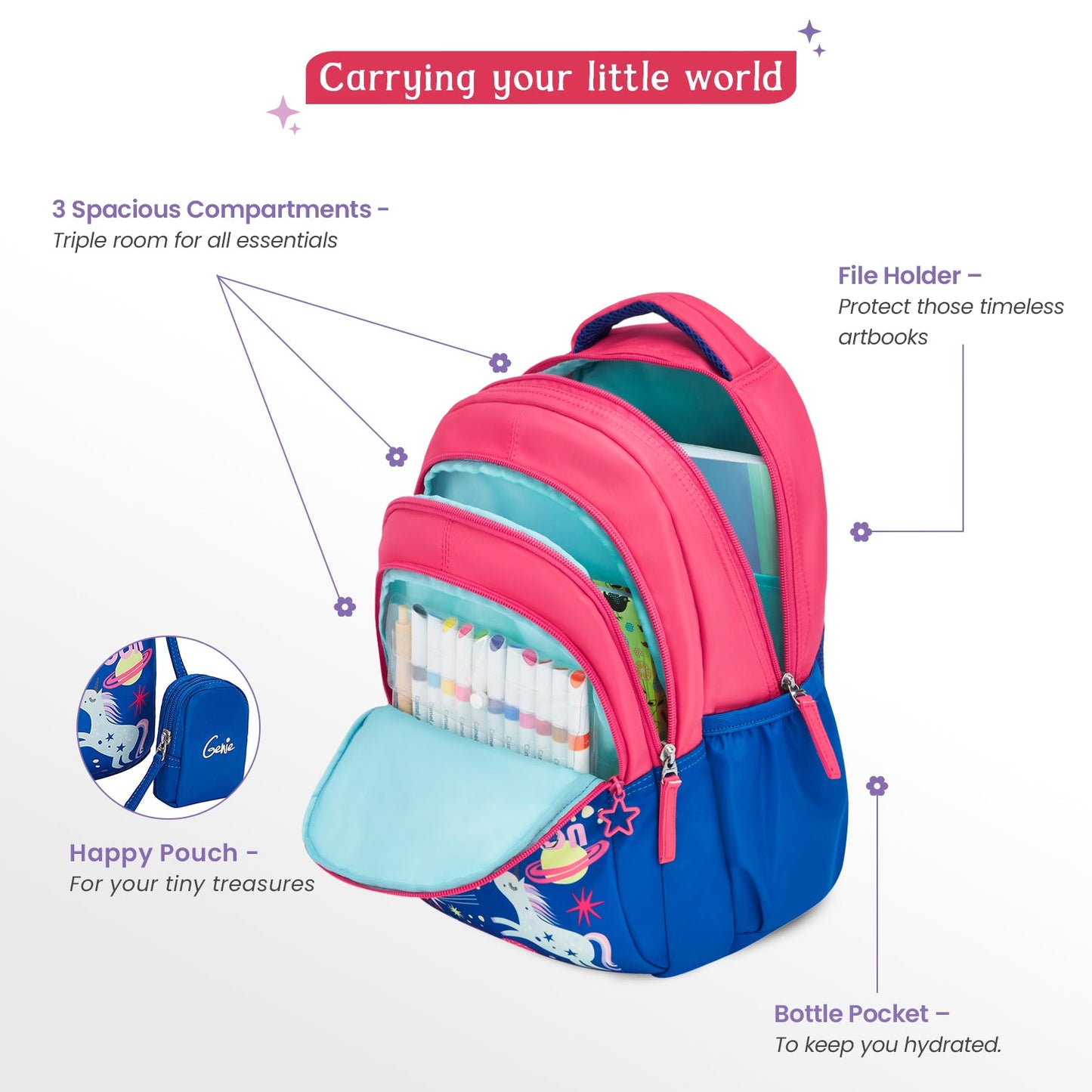 Unicornstar Small Backpack for Kids