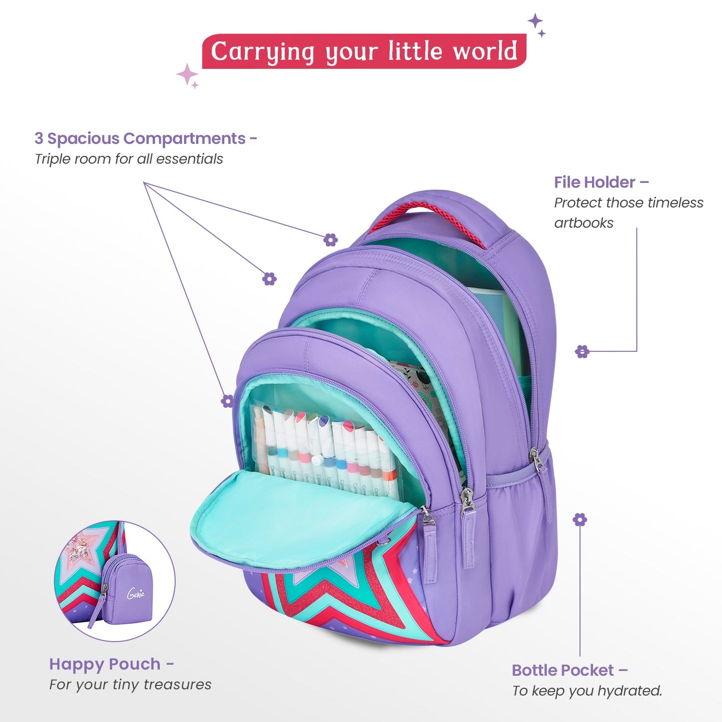 Popstar Small Backpack for Kids