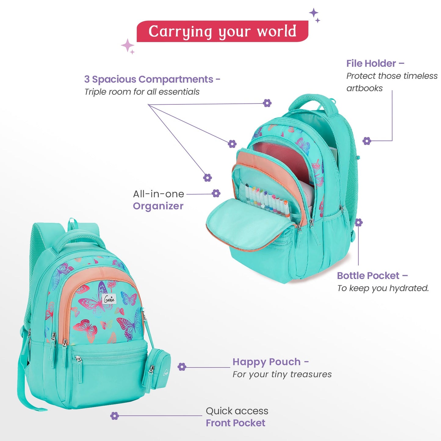 Nectar 27L School Backpack