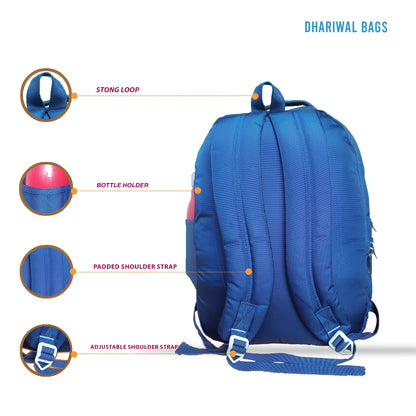 Dhariwal 30L Water Resistant Dual Compartment Backpack BP-206