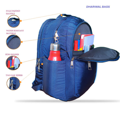 Dhariwal 30L Water Resistant Dual Compartment Backpack BP-206