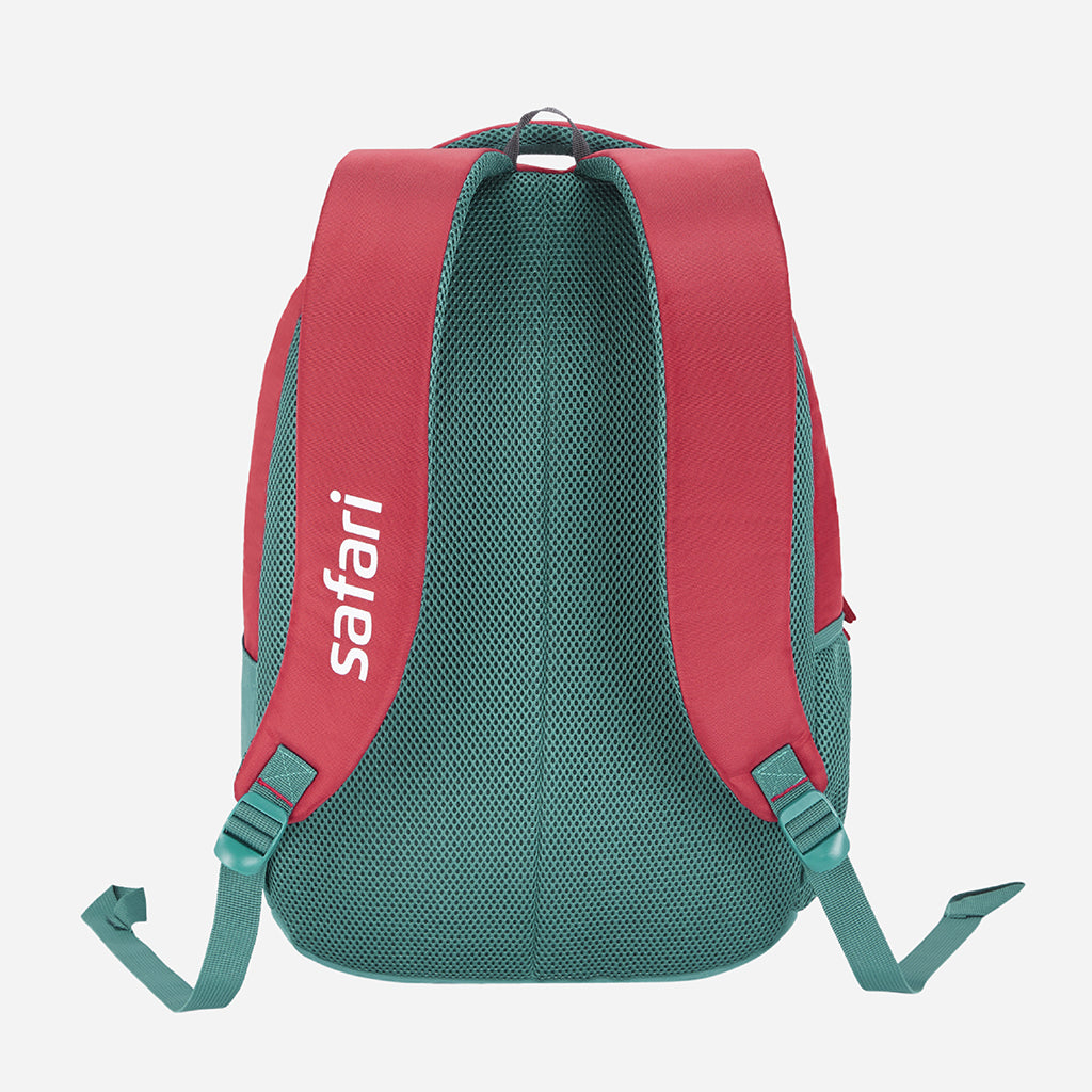 Safari Bags Duo 9 School Backpack - Red