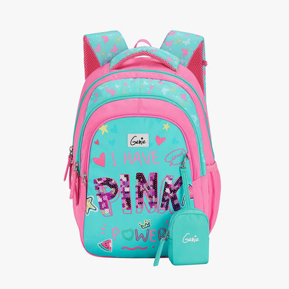 Genie Pinkpower Small Backpack for Kids - Teal