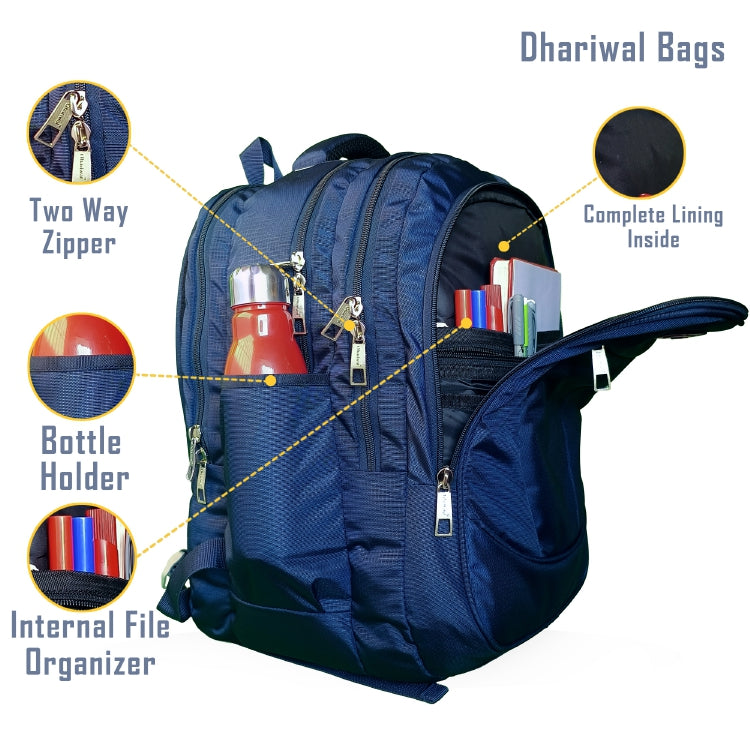 Dhariwal Unisex Triple Compartment Backpack for Outing/Hiking/Trekking/Weekender 46L BP-230