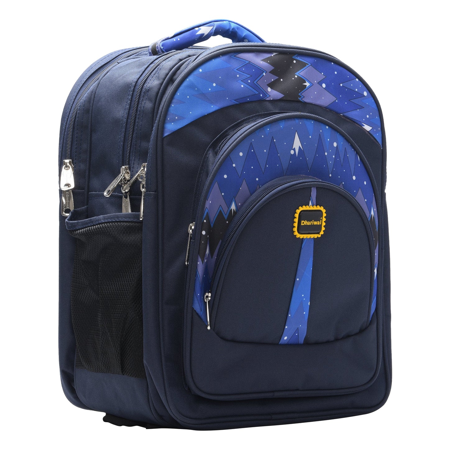 Dhariwal 38L Water Resistant Triple Compartment Matty School Bag SCB-302 Class 4 to 12 School Bags Dhariwal 