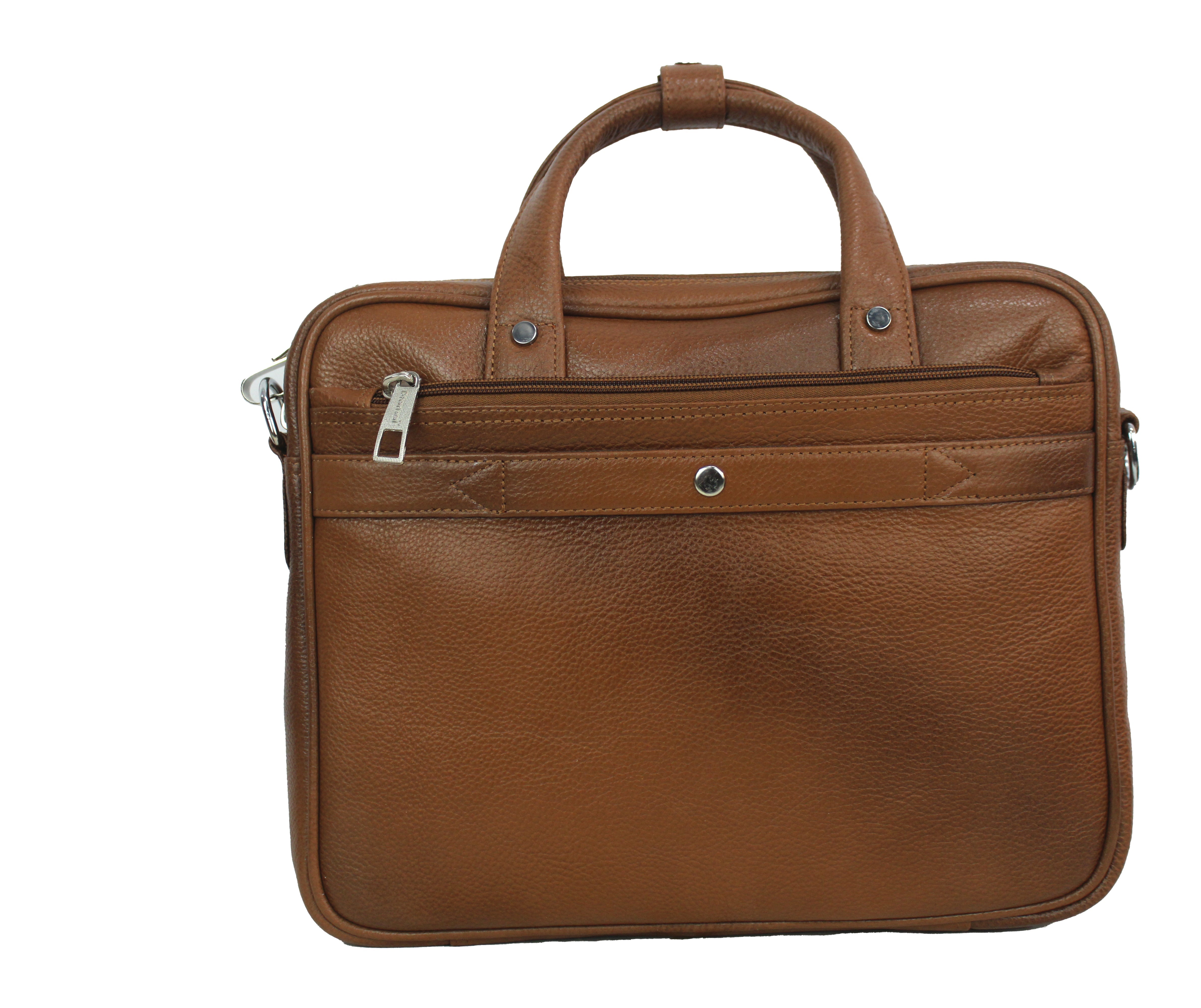 University Executive Leather Briefcase #2499 - Jack Georges