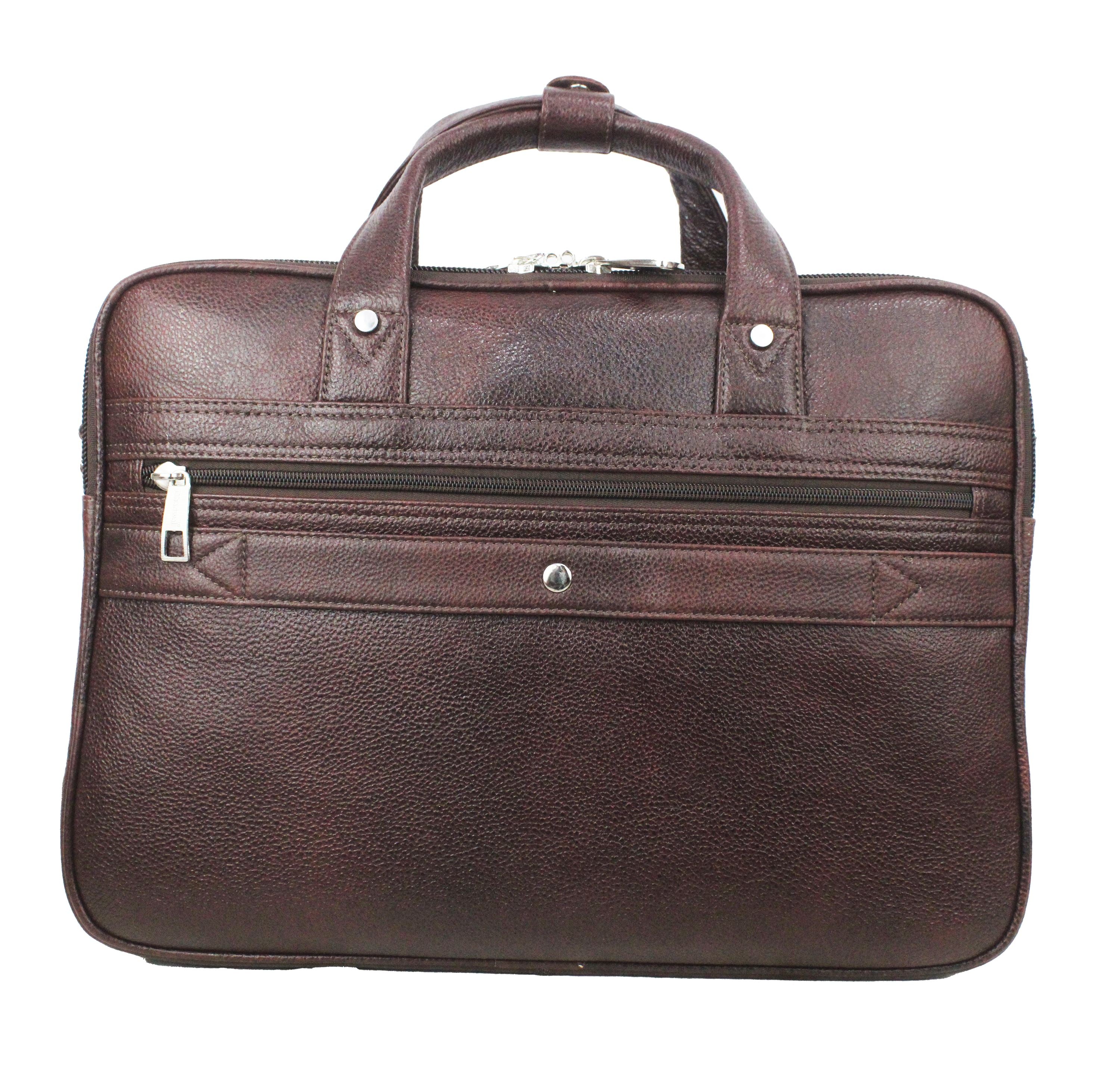 dhariwal genuine leather laptop bag file messenger bag with strap upto 17 inch laptop bag for men eb 616 executive bags dhariwal bags 132648